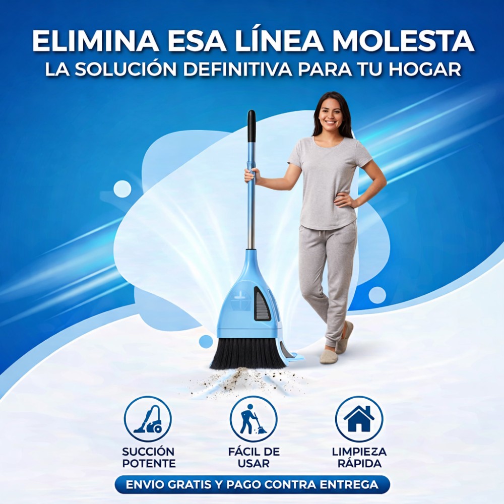 DUO ESCOBA ASPIRADORA | ANTI LINEA DE MUGRE