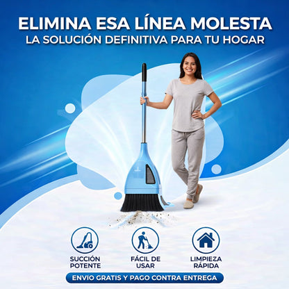 DUO ESCOBA ASPIRADORA | ANTI LINEA DE MUGRE