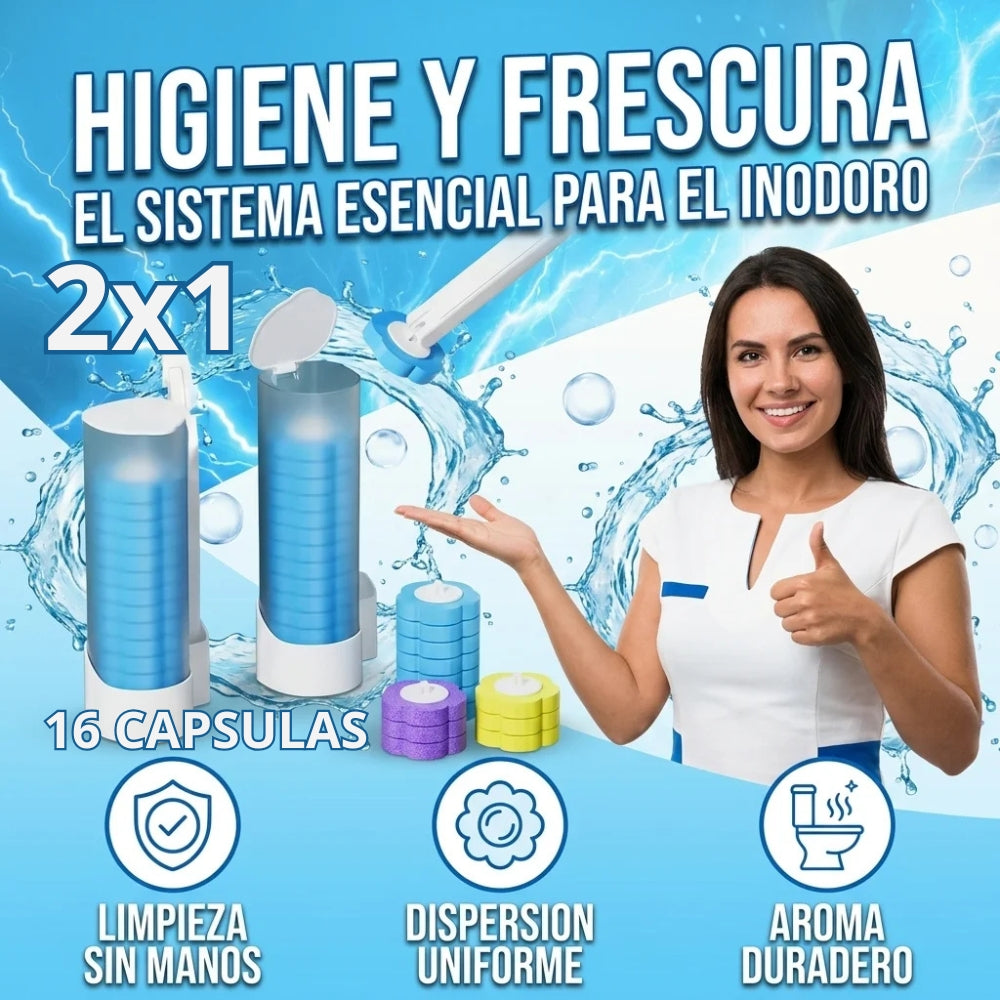 PACK 2X1 CEPILLOS DESECHABLE INODORO