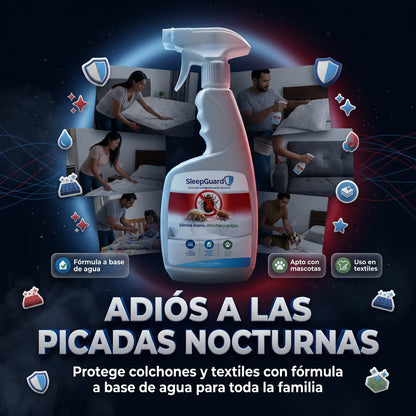2x1 ELIMINA CHINCHES|ACAROS|PULGAS SLEEP GUARD