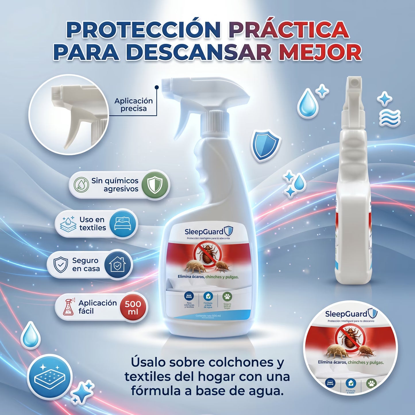 2x1 ELIMINA CHINCHES|ACAROS|PULGAS SLEEP GUARD