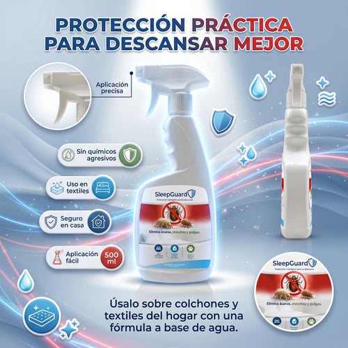 2x1 ELIMINA CHINCHES|ACAROS|PULGAS SLEEP GUARD
