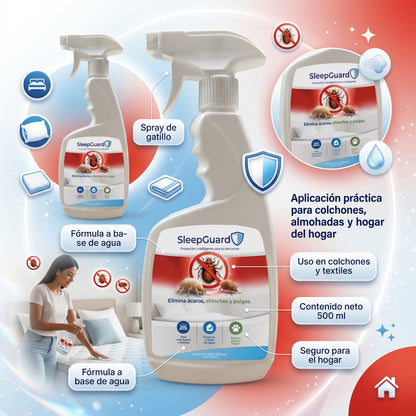 2x1 ELIMINA CHINCHES|ACAROS|PULGAS SLEEP GUARD