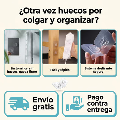 GANCHO AUTOADESIVO IMPORTACION